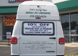 Mobile Pet Grooming Lettering