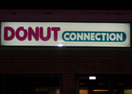 Donut Connection Sign